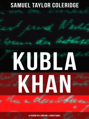cover image of KUBLA KHAN